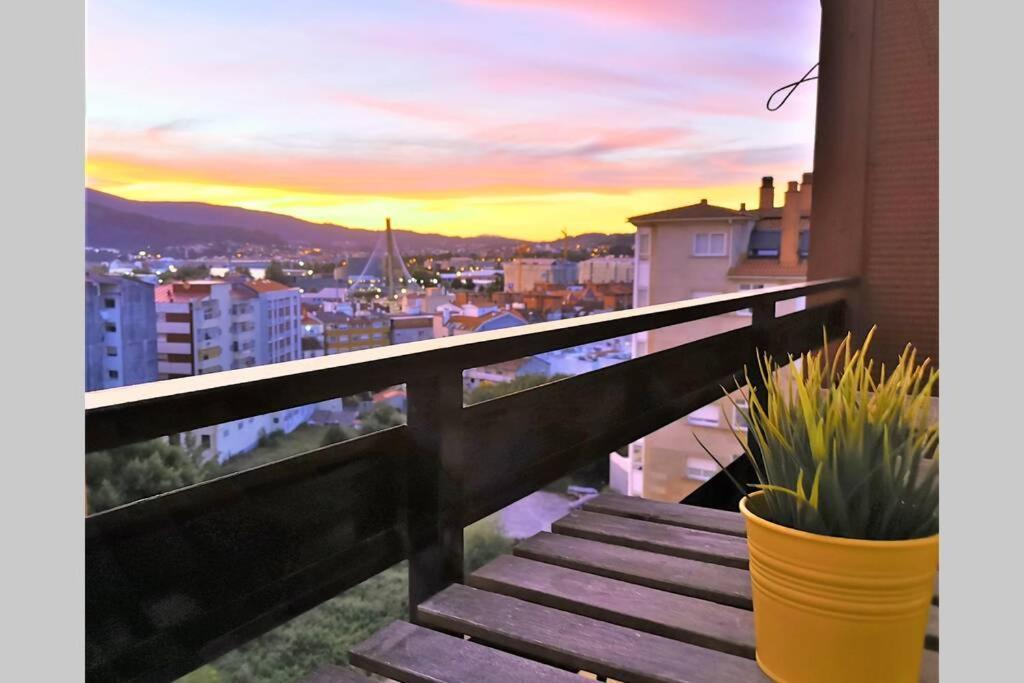 Acogedor Estudio Pontevedra Centro Exteriör bild